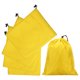 thumbnail image 1 of Uxcell 5Pcs Bolsa con Cordón de Poliéster 210D, Bolsa de Almacenamiento de Viaje Impermeable Plegable de 10 x 12 Pulgadas, Bolsa Cinch para Gimnasio, Viaje, Senderismo, Amarillo, 1 of 7