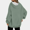 thumbnail image 4 of Lmnyox Oversized Hoodies for Women Long Sleeve Hooded Sweatshirts with Pocket Fall Loose Drawstring Pullover, 4 of 6