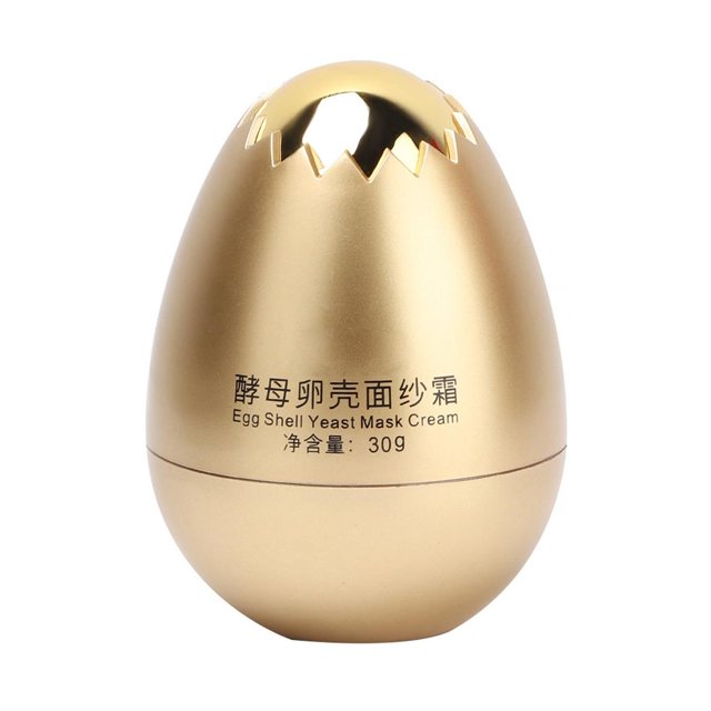 Cáscara De Huevo Mascarilla De Levadura Crema Hidratante Apriete Blanqueamiento Cuidado De La Piel Inevent CE001948-00