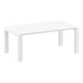 thumbnail image 2 of Compamia Daytona 7 Piece Extendable Patio Dining Set in White, 2 of 3