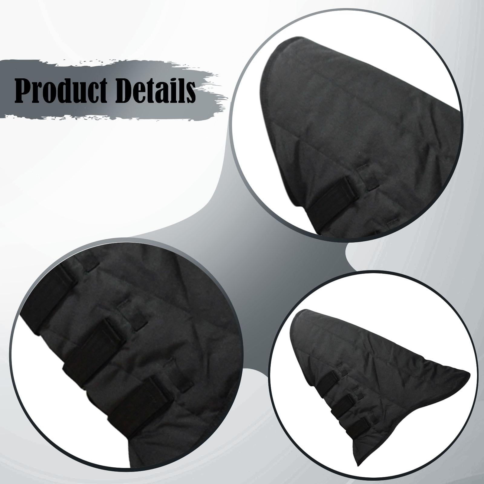 GARENDE Horse Neck Cover 600D Oxford Cloth Warm Equestrian Accessory Neck Protection Black