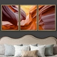 thumbnail image 3 of wall26 Framed Canvas Print Wall Art Set Vibrant Red Canyon Valley Eilat Israel Nature Wilderness Photography Realism Decorative Landscape Colorful for Living Room, Bedroom, Office - 16"x24", 3 of 5