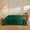 Emerald Green, variant on THXSILK Silk Duvet Cover, 19 Momme 100% 6A+ Top Grade Mulberry Silk, Quilt/Comforter Cover with Zipper & Coner Tie（Champagne,Twin Size）