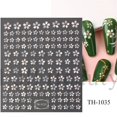 thumbnail image 1 of Pegatinas 3D de Hello Kitty para uñas, accesorios de decoración de Arte de uñas, Sanrio, Anime, dibujos animados, láser, corazón, letra, línea de onda dorada, geometría, 1 of 4