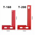 thumbnail image 5 of Woodworking Scriber 200MM/300MM Aluminum Alloy Precision L-shaped Hole Positioning Marking Ruler Measurement Tools T-200, 5 of 5