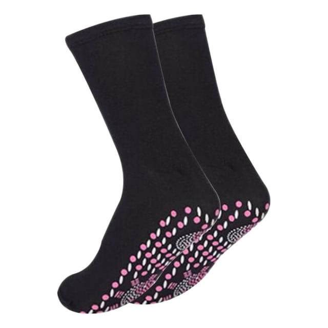 Calcetines de masaje de moxibustión térmica para mejorar la circulación de los pies. Calcetines de salud magnéticos.
