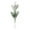 White, variant on XYAIYT Christmas Garland Artificial Flocked Pine Branches Realistic Velvet Needle Tips Long Lasting Flexible for Holiday Mantel Table Wreath Arrangements 11.2in White