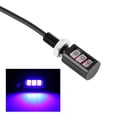 thumbnail image 3 of 2 luces de matrícula de 12 V para motocicleta, luces de tornillo impermeables universales para coche y motocicleta de 3 LED (azul), 3 of 5