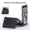 thumbnail image 6 of Book Ends 2 Pairs, Tree Design Modern Metal Bookends for Shelves, Heavy Duty Metal Book Stopper for Home Office, Black(4 Pack), 6 of 10