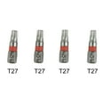 thumbnail image 1 of 4Pcs Magnetic T6-T40 Hex Head Screw Driver Bit 1/4Inch Hex Shank 25Mm Spanner T27, 1 of 10