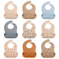 thumbnail image 3 of lote De 1 Bavoirs En Silicone Pour Bb Sans Bpa, Impermable Et Durable, Rglables En Silicone Pour Bb Et Tout-petits, 3 of 5