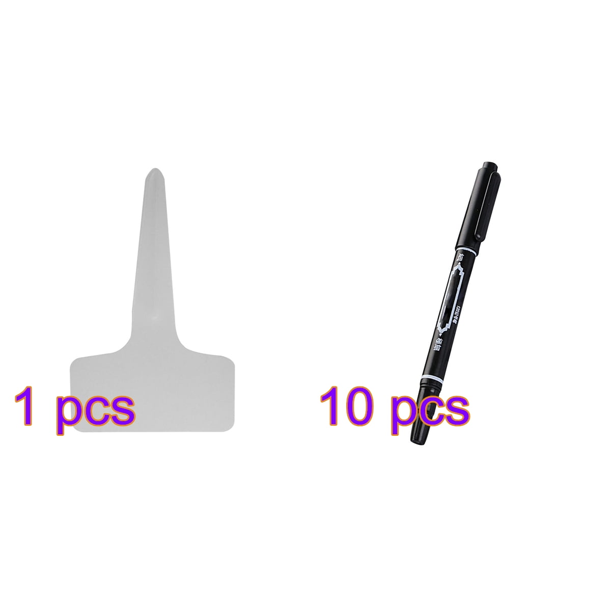 100 Stks Plastic Plant Zaad Labels Pot Marker Kwekerij Stake Tags (Groente 100 Stks Plastic Plant Zaad Labels Pot Marker Kwekerij Stake Tags (Groente