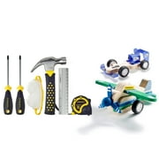 STANLEY Jr 6 Piece Deluxe Tool Set With Race Car and Airplane Kits