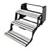 thumbnail image 3 of Lippert Components 432696 Alumi-Tread Triple Manual Step , Black, 3 of 10