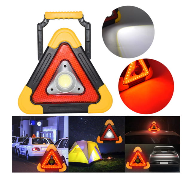 Triangle Cob Led Work Light Red Light Pack Of 10 