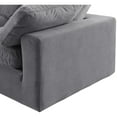 thumbnail image 6 of Meridian Furniture Comfy Grey Velvet 4-Pc. Modular Sectional, 6 of 16