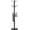 Black, variant on Metal Coat Rack Stand with Marble Base, Free Standing Hall Tree with 12 Hooks for Scarf, Bag, Jacket, Entry-way Hat Hanger Organizer (Black)