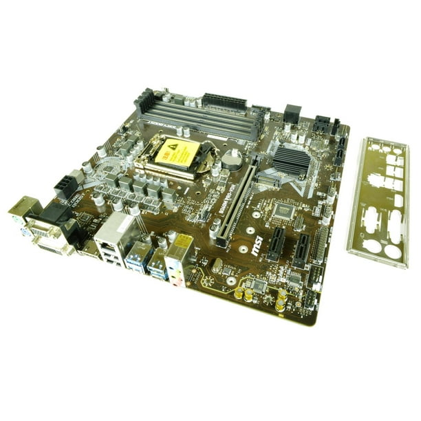 Msi 60m Pro Vdh Intel Cpu Socket Lga1151 Desktop Motherboard Ms 7b24 Ver2 0 Refurbished Walmart Com