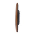 thumbnail image 3 of Seiko 16" Brown Arabic Numeral Wall Clock, Analog, Quartz, QXA598BLH, 3 of 7