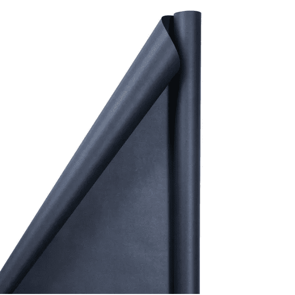 JAM Paper Cobalt Blue Matte Wrapping Paper, All Occasion, 25 Sq. ft., 1 Pack