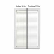 Better Homes & Gardens 2 Cordless Faux Wood Horizontal Blinds, White, 47 W x 64 L