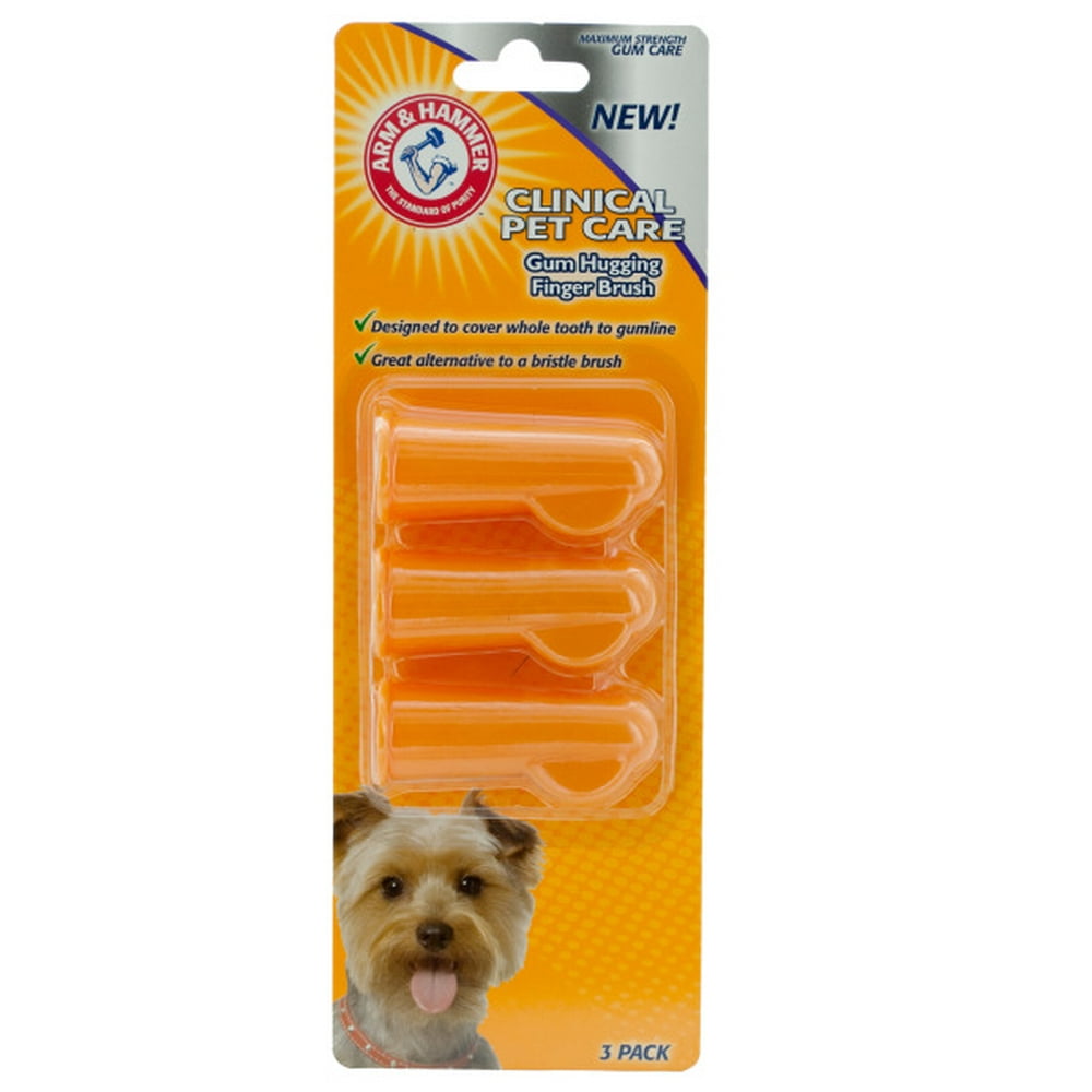 Arm & Hammer Finger Toothbrushes For Dogs, 24 Count