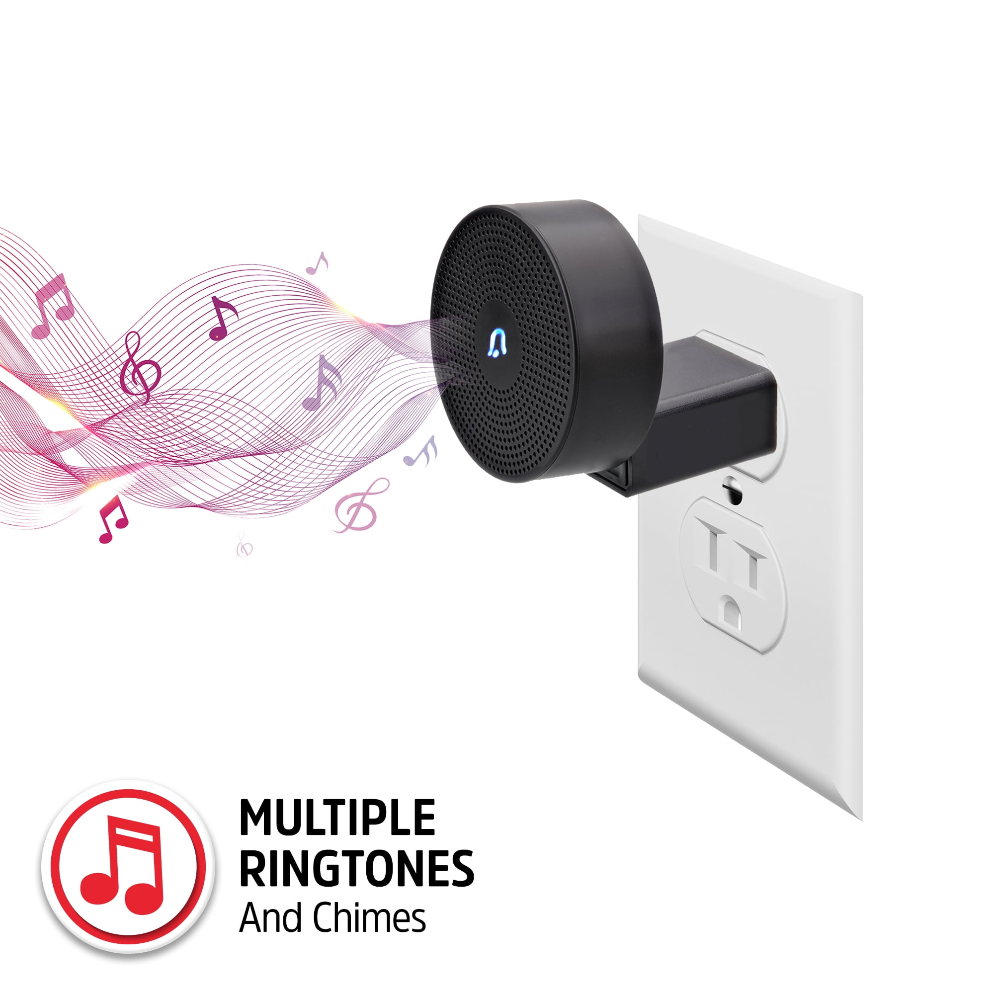 Energizer Smart Doorbell & Chime, 1080p Wired Doorbell Camera with Two-Way Audio for Home Security