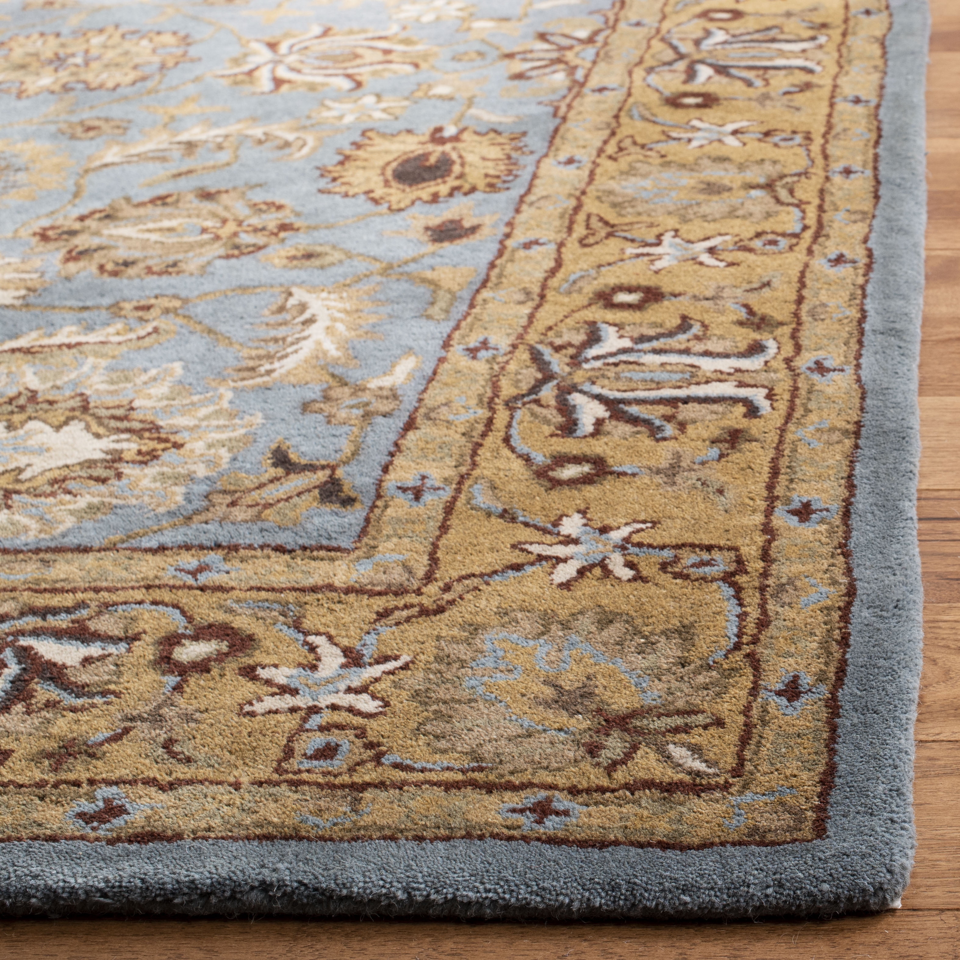 Safavieh Heritage Dexter Oriental Wool Area Rug, Blue/Gold, 4' x 6'