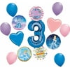 Cinderella Princess Party Supplies 3rd Birthday Balloon Bouquet Decorations 14 piece kit