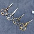 thumbnail image 4 of FCOGIN Orange Vintage Stainless Steel Sewing Scissors Classical for Fabric & Paper Cutting, 4 of 5