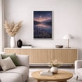 thumbnail image 5 of Framed Canvas Print Lake Landscape Wall Art Nature Decorative for Living Room Bedroom - 16"x24" WHITE, 5 of 8