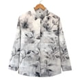 thumbnail image 7 of Endives Womens Cotton Shirts Boho Vintage Printed Fashion Button Down Shirts Casual Tops Long Sleeve Blouse, 7 of 7