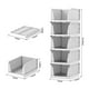 thumbnail image 5 of Cesta de almacenamiento MSHOMELY de plástico apilable de 5 litros para armario, 5 unidades, 5 of 7