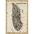 thumbnail image 3 of Esquer, Rafael 17x24 Black Modern Framed Museum Art Print Titled - Antique New York Collection-Manhattan, 3 of 5
