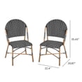 thumbnail image 4 of Better Homes & Gardens Lilah Parisian Outdoor Bistro Set, Black, 4 of 8