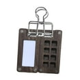 thumbnail image 1 of Artista de bolsillo acuarela Juego de viajes Paleta de pintura Mini vacía para acrílico Paleta de pintura al óleo Caja de pintura de la rejilla Nogal negro 8 hoyos, 1 of 8