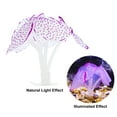 thumbnail image 5 of Soft Silicone Glowing Aquarium Simulation Coral with Sucker Aquatic Artificial Coral Purple, 5 of 7