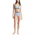 thumbnail image 4 of Calvin Klein BLUE CHAMBRAY HEATHER High Waisted Bikini Panty, US Medium, 4 of 4