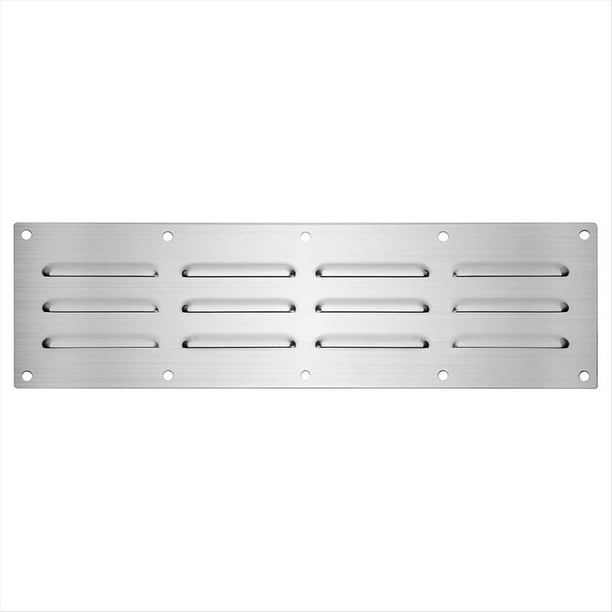 Panel de ventilación para parrilla de acero inoxidable, panel de ventilación para parrilla con rejilla, adecuado para cocinas exteriores.
