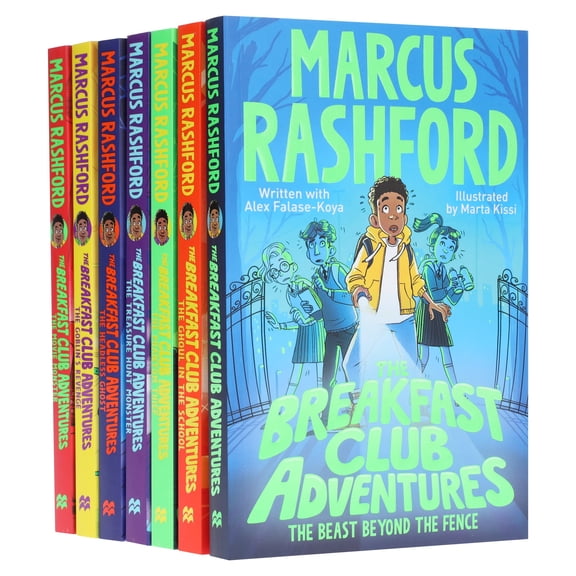 The Breakfast Club Adventures Series By Marcus Rashford 7 Books Set - Ages 8-11 - PB