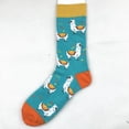 thumbnail image 1 of Calcetines de moda para hombre y mujer, calcetines de algodón de tubo largo para hombre, calcetines de jacquard con frutas de colores y animales, calcetines felices, 1 of 6