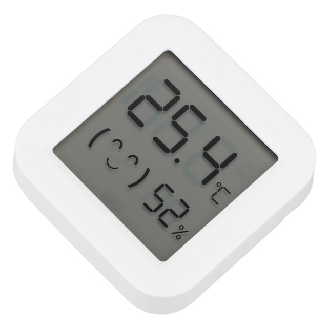 Indoor Hygrometer Thermometer, Real Time Data Display Flexible Installation Accurate Sensor App Control Durable Indoor Humidity Meter for Household