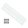 thumbnail image 1 of Unique Bargains Couverture de Ventilation de Porte 24 x 3 Pouces, 2 Pcs Grille de Ventilation Robuste, 1 of 7