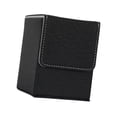 thumbnail image 1 of Caja de almacenamiento para mazos de cartas perfecl negro 100 tarjetas con fundas, 1 of 8