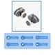 thumbnail image 4 of Shower Door Runner Wheels, Plastic Pulleys Sliding Door Rollers For Shower Cabin Bathr, 4 of 4