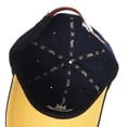 thumbnail image 4 of WITHMOONS Baseball Cap Jean-Michel Basquiat Crown Embroidery CR1622 (Navy), 4 of 4