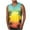 Yellow-B, variant on Penkiiy Sunset Print Beach Tank Tops Men Summer Casual Sleeveless T-Shirt Round Neck Sports Tee Racerback Workout Tanks S Sky Blue