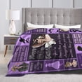 thumbnail image 4 of Wijzvio 50th Birthday Gift Throw Blanket Soft Fuzzy Fleece Blanket For Couch Bed Living Room Decoration 40"X30", 4 of 9