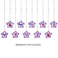 thumbnail image 3 of Wozhuo Independence Day Star String Lights USB Remote Control LED Patriotic Decor, 3 of 7