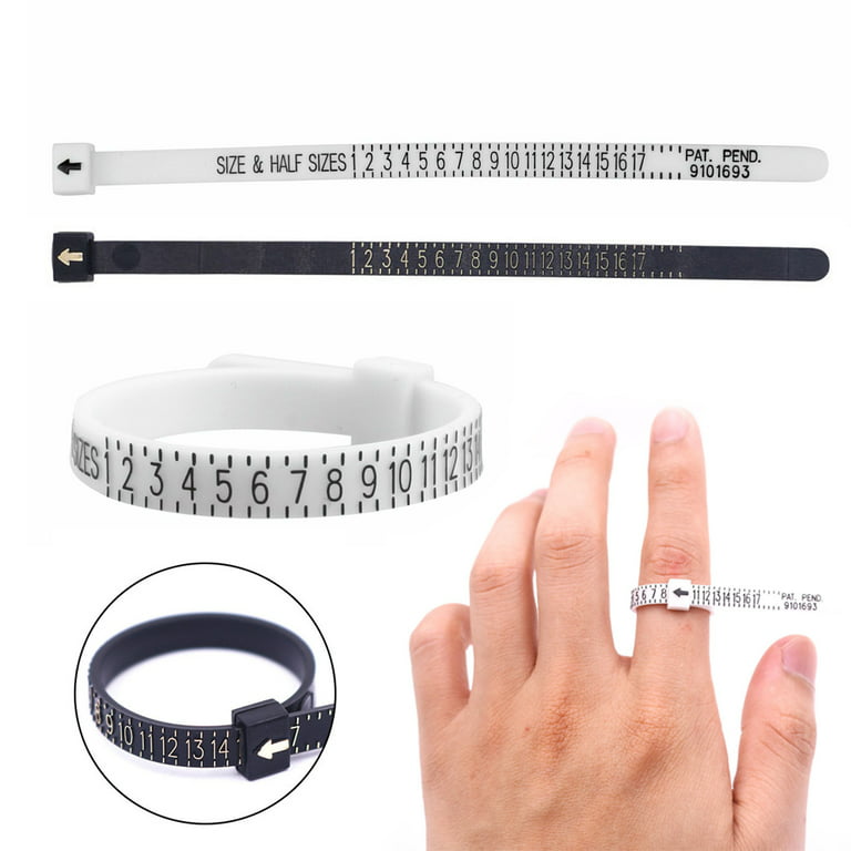 UK/US/EU/JP Finger Gauge Ring Sizer Measure Wedding Ring Band Genuine Tester